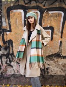 Szal SZ22277 AUTUMN CHECKER - 2